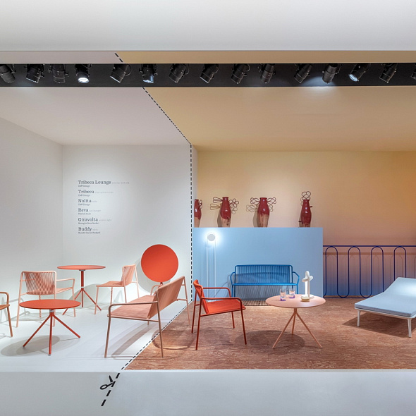 Кресло Pedrali Tribeca 3665, Red