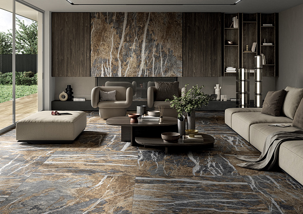 Керамогранит Imola The room 60х120 LP, Blue Jeans, 6,5 мм