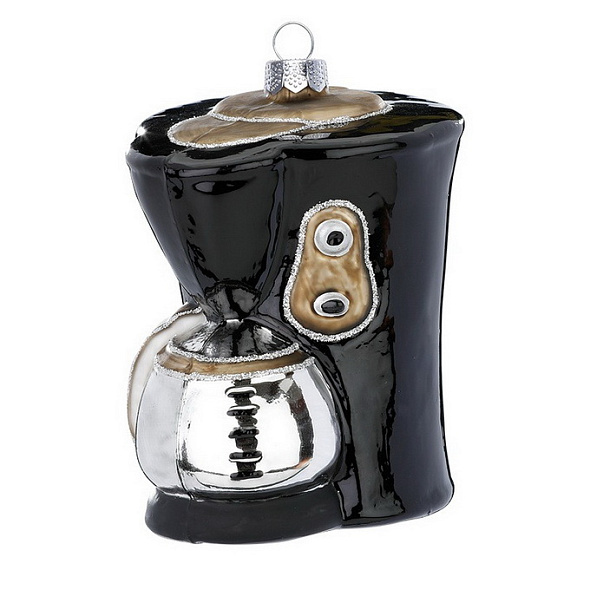 Елочная игрушка "Кофемашина" 10 см