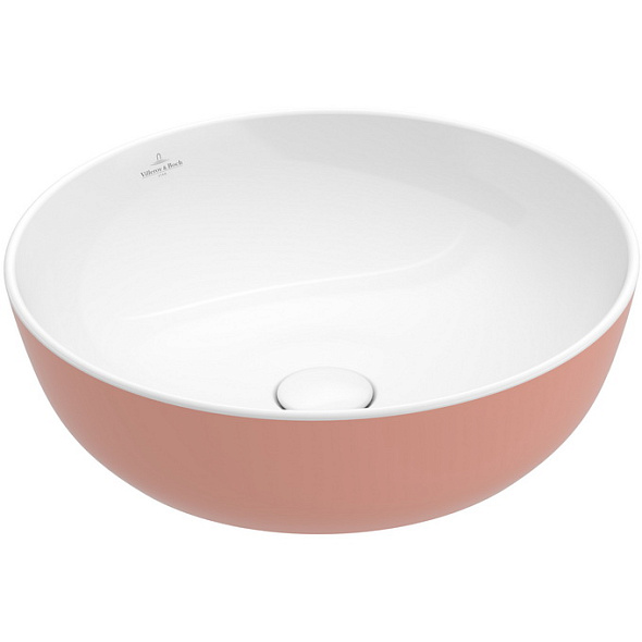 Раковина накладная Villeroy & Boch Artis 43х43 417943BCT0, из TitanCeram