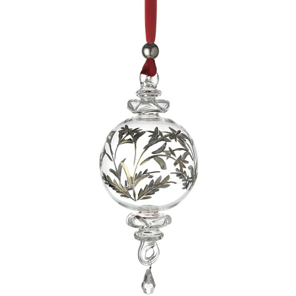 Елочный шар "Морозный узор" в подарочной упаковке