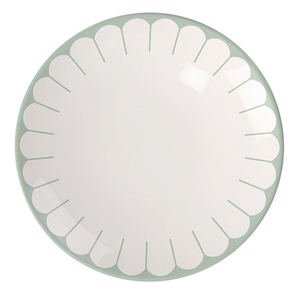 Тарелка салатная Fleur Vert 21 см
