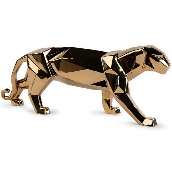 Статуэтка "Пантера оригами" 19х50х12 см