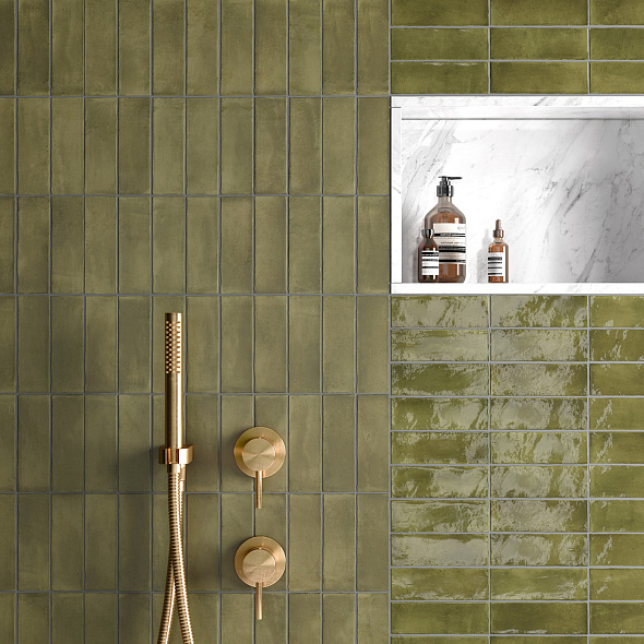 Керамогранит Equipe Coco 5х15, Verd Matt, 7,8 мм