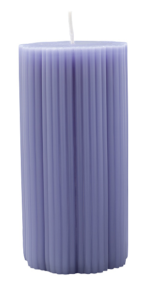 Свеча Fleur Accessoires 15 см, лиловая