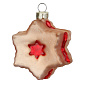 Елочная игрушка "Печенье "Звездочка" 5,5 см