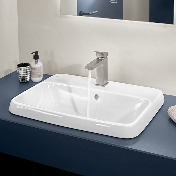 Раковина встраиваемая Villeroy & Boch Architectura 60х45, CeramicPlus, 5A6760R1, белая