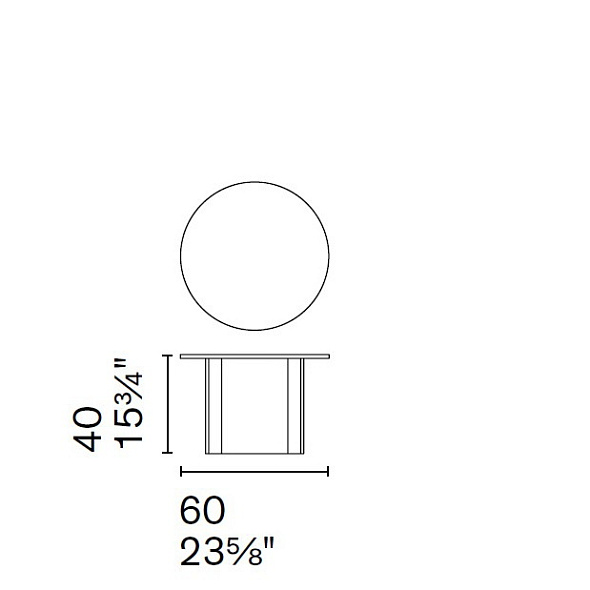 Стол журнальный Calligaris Lagune 60х60
