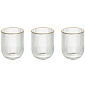 Набор стаканов Glass Trasp.filo Oro 300 мл, 3 шт