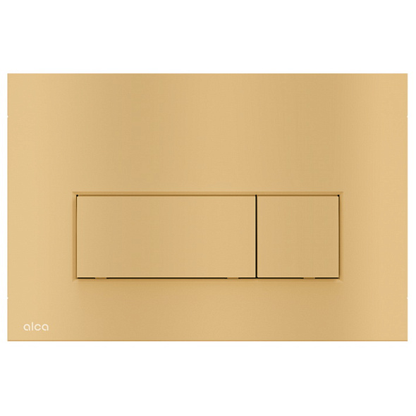 Панель смыва Alca Thin M57-G-M, золото матовое