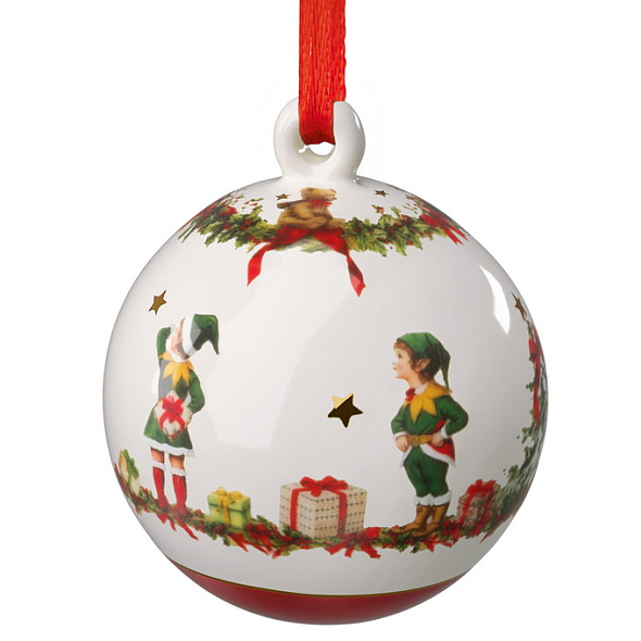 Елочный шар Villeroy & Boch Annual Christmas Edition 2026 8 см