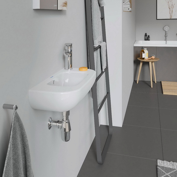 Раковина Duravit D-Code 50х22, отверстие справа, санфарфор