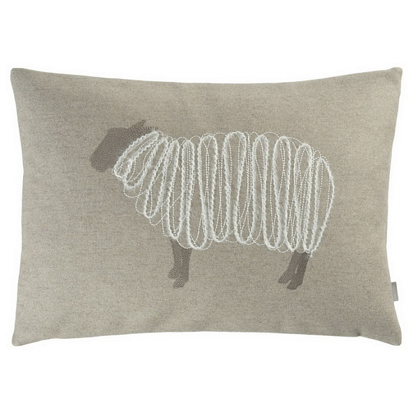 Чехол для подушки декоративной Woolio 34х50 см, песочный