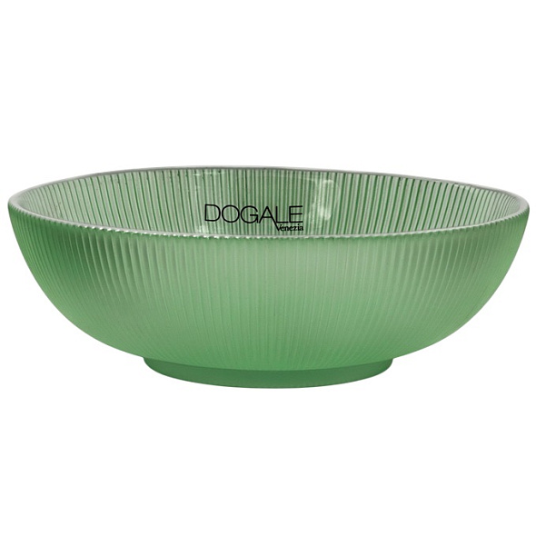 Чаша Dogale Plisse 18 см, зеленая