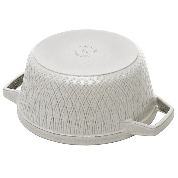 Кокот круглый La Cocotte 24 см / 4,25 л, цвет белый трюфель