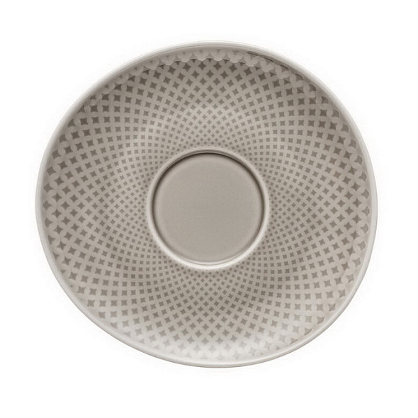Блюдце универсальное Junto Pearl Grey 15 см