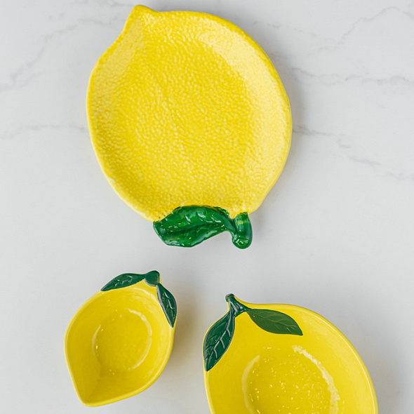 Блюдо сервировочное Lemon Garden 26х18 см