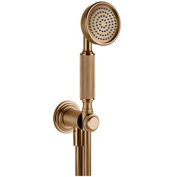 Комплект для душа Gessi Venti20 65123.726, брашированная теплая бронза PVD