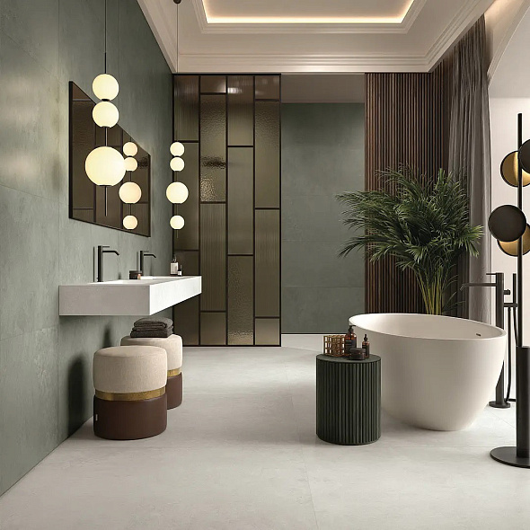 Керамогранит La Faenza Vis 120х120 N, Verde Militare, 6,5 мм