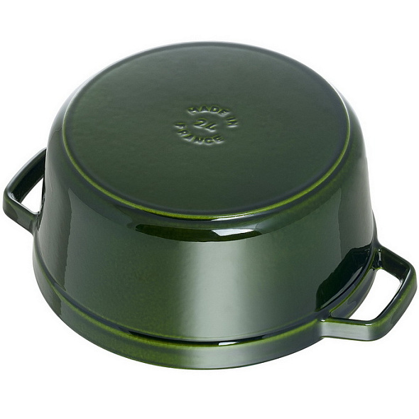 Кокот круглый La Cocotte 26 см / 5,2 л, зеленый базилик