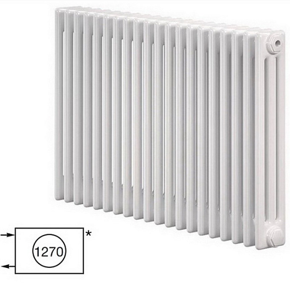 Радиатор Zehnder Charleston 3057-20, 94х57, 1/2, 1270 (7610), белый