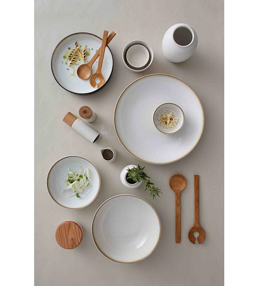 Блюдо сервировочное Bitz 40 см, кремовое