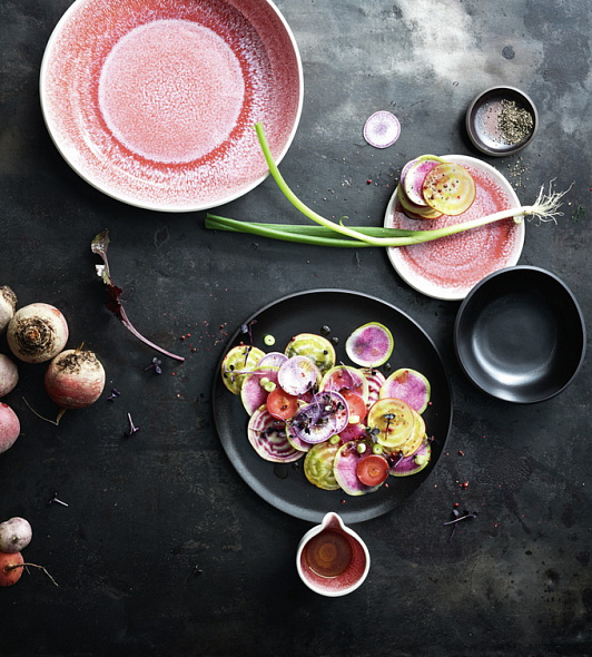 Тарелка глубокая Junto Rose Quartz 28 см