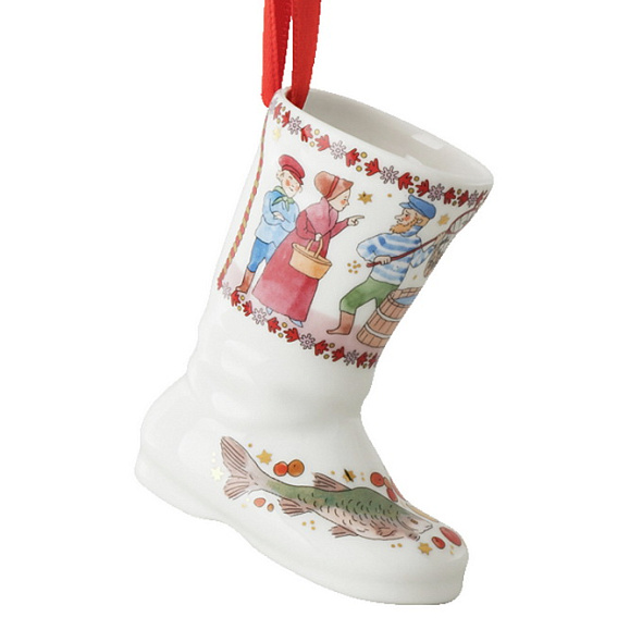 Елочная игрушка Hutschenreuther Christmas feast "Сапожок" 8 см