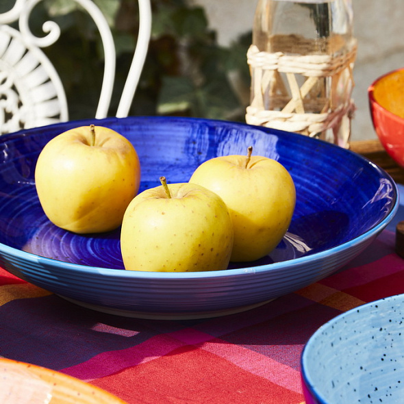 Блюдо глубокое Portata Ritual 32 см, синее