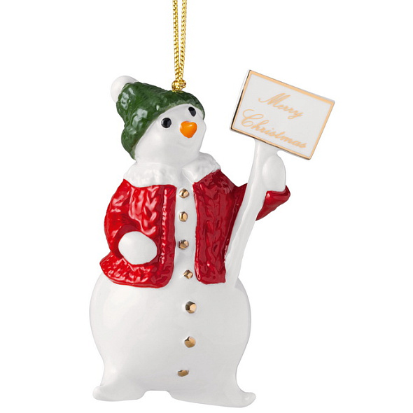 Елочная игрушка "Снеговик" Christmas Classics 10 см