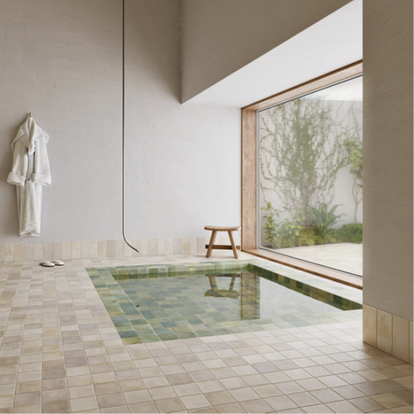 Керамогранит Wow Aqua Welness 11х11, S Green, 8,5 мм