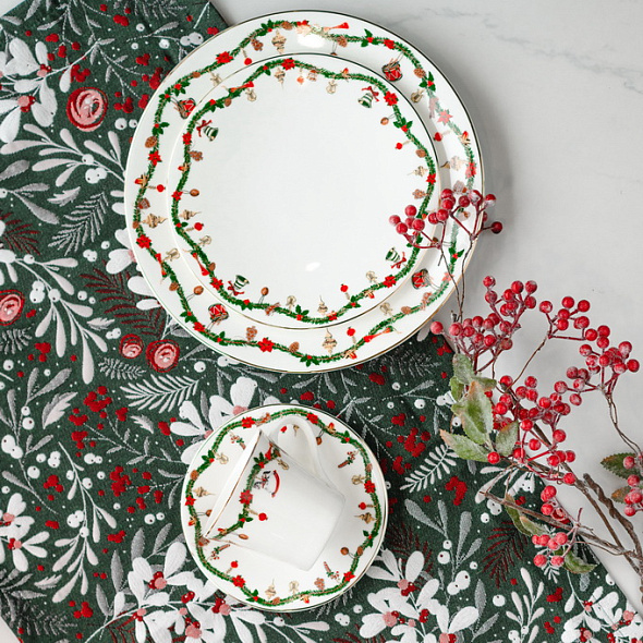 Тарелка столовая Nora Christmas 27 см