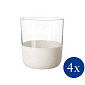 Набор бокалов для виски Manufacture Rock Blanc 250 мл, 4 шт