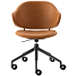 Кресло офисное Calligaris Holly, Cognac