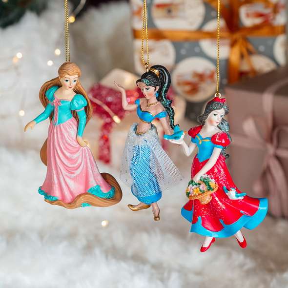 Елочная игрушка "Белоснежка" 10 см