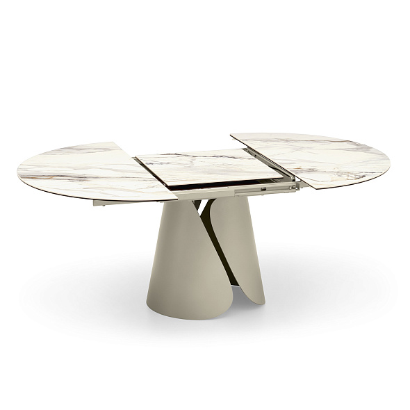 Стол Calligaris Tango 125(184)х125 CS4170, Calacatta Paonazzo