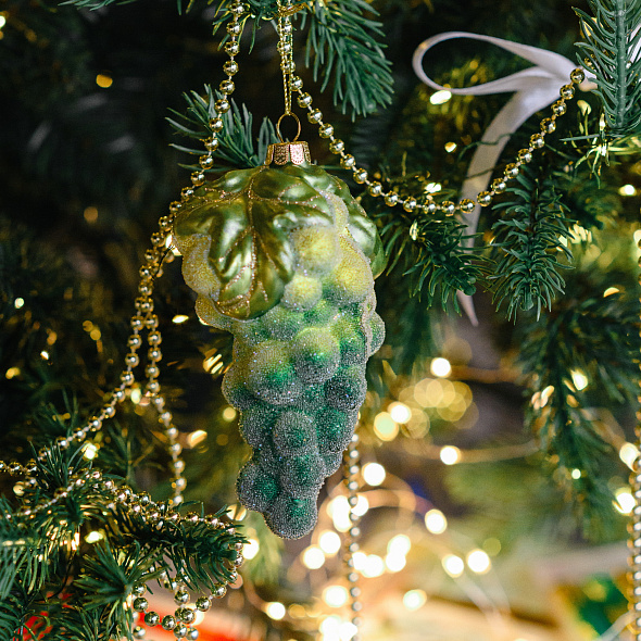 Елочная игрушка "Виноград" 12,7 см, в ассортименте