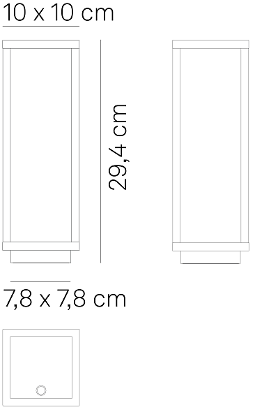 Лампа настольная Zafferano Home Pro 29,4 см, темно-серая