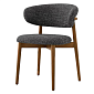 Стул Calligaris Oleandro, Bouclé Taupe