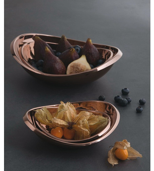 Чаша овальная Twist Rum 14 см