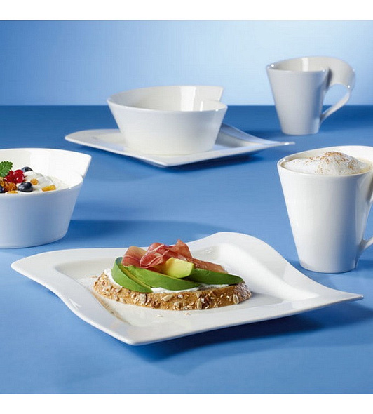 Тарелка салатная квадратная 24x24 см