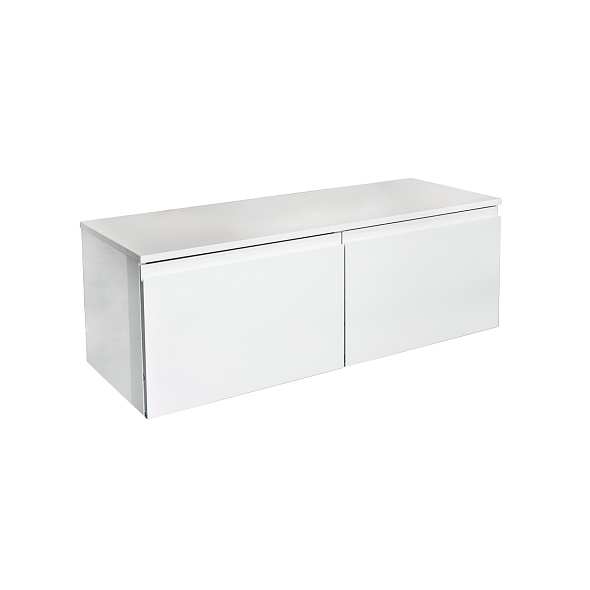 Тумба подвесная RAK Ceramics Plano 120х46, комплект, Pure White