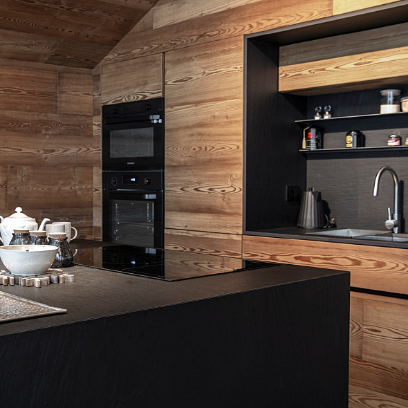 Керамогранит Laminam I Naturali 120х300, Ardesia Nero, 5,6 мм