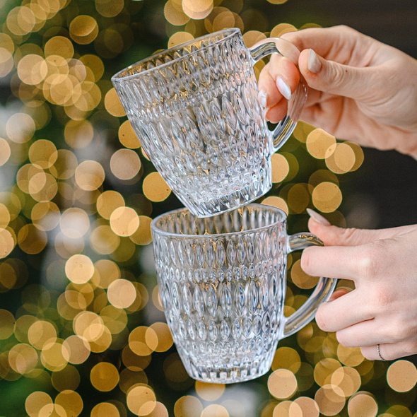 Набор кружек для горячих напитков Ethno 392 мл, 2 шт