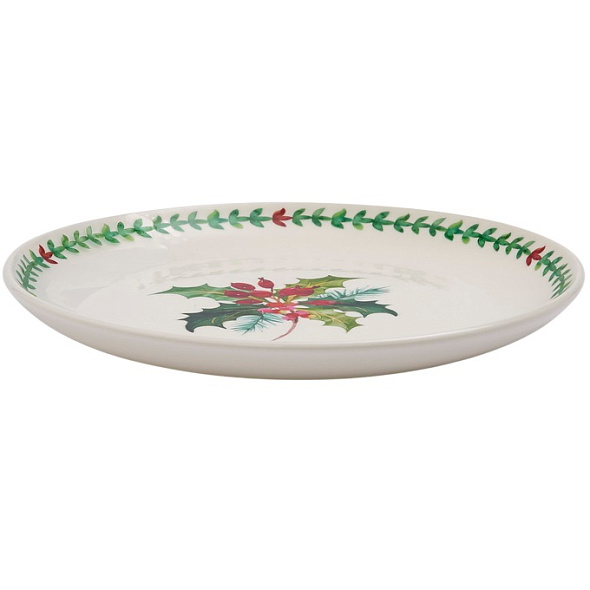 Тарелка салатная Botanic Garden Christmas Holly 22,5 см