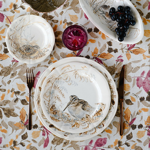 Тарелка салатная "Вальдшнеп" 23,2 см