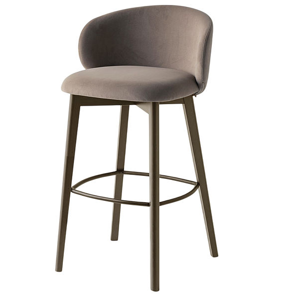 Стул полубарный Connubia Tuka CB1997, Taupe