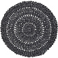 Подложка под тарелку Placemat Peggy 38 см, черная