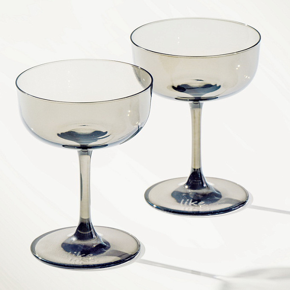 Набор бокалов для шампанского/десерта Like Smoke 100 мл, 2 шт