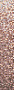 Мозаика стеклянная Bisazza Le Sfumature 32,2х258,8, Calicanto Sfumatura, 4 мм